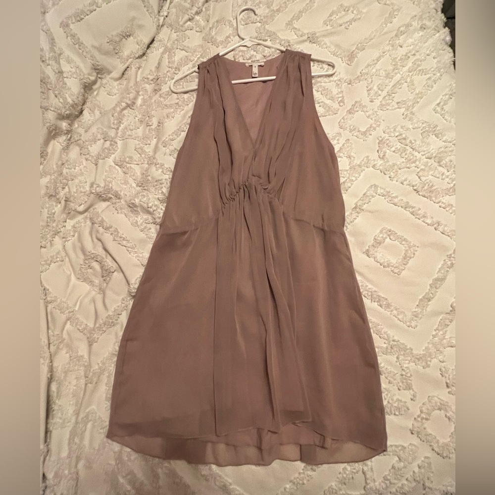 Leith Dusty Pink Sleeveless Mini Dress